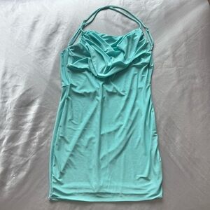 Fashion Nova Teal Dress